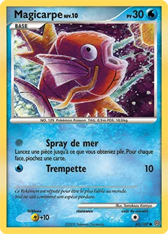 Carte Pokémon Magicarpe de l'extension Tempête