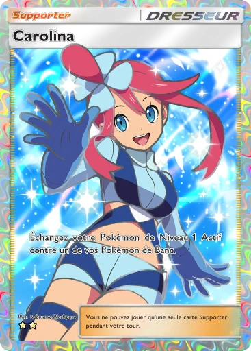 Carte Pokémon Carolina de l'extension Domination Céleste