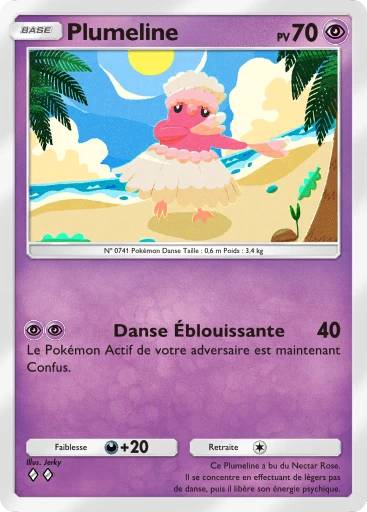 Carte Pokémon Plumeline de l'extension Gardiens Astraux