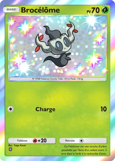 Carte Pokémon Brocélôme de l'extension Méga-Rayonnement