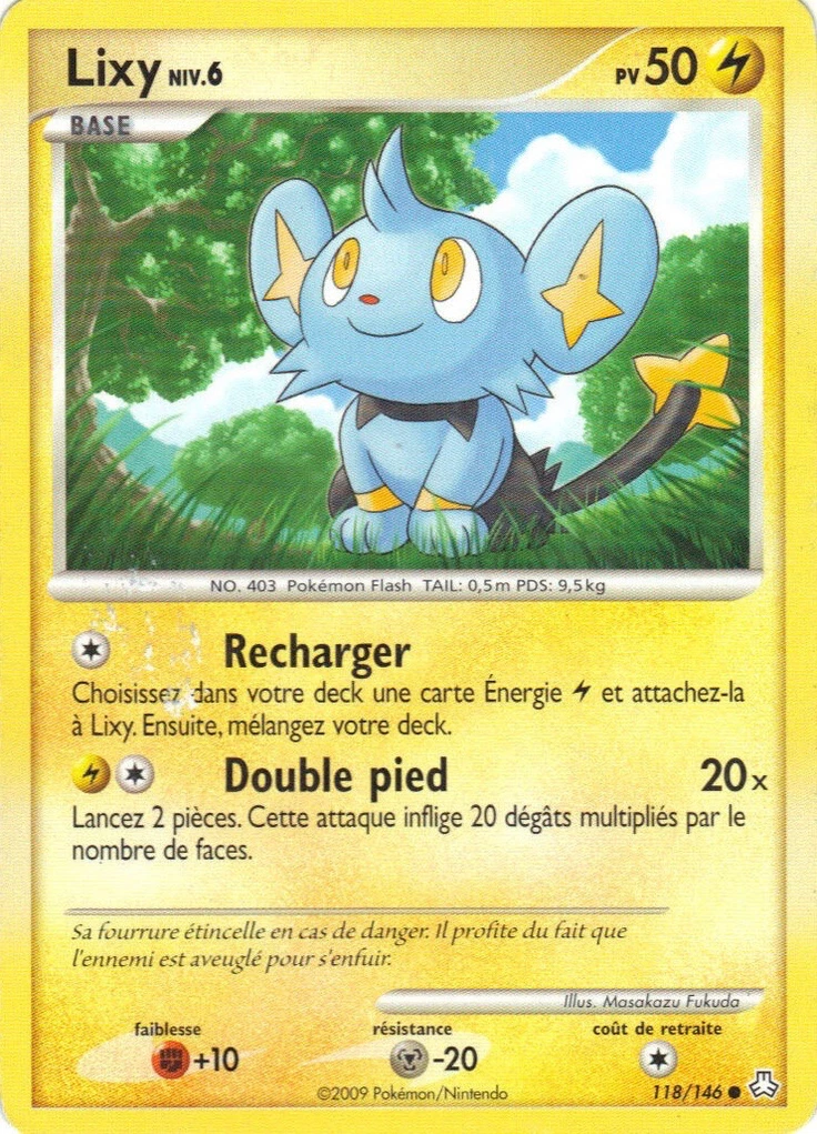 Carte Pokémon Lixy de l'extension Éveil des Légendes