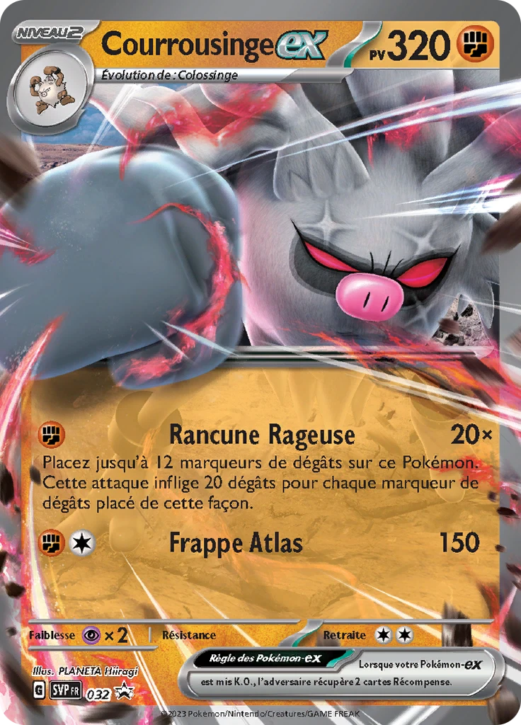 Carte Pokémon Courrousinge-ex de l'extension SVP Black Star Promos