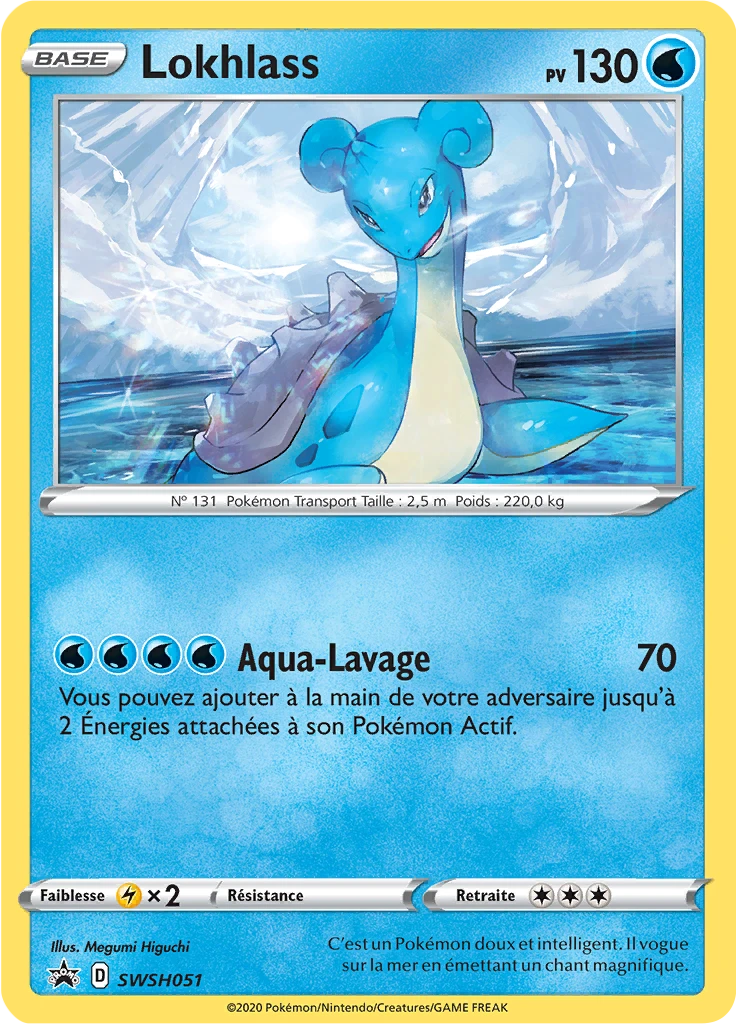 Carte Pokémon Lokhlass de l'extension Promo SWSH