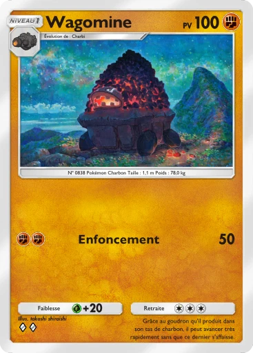 Carte Pokémon Wagomine de l'extension Aura Palpitante