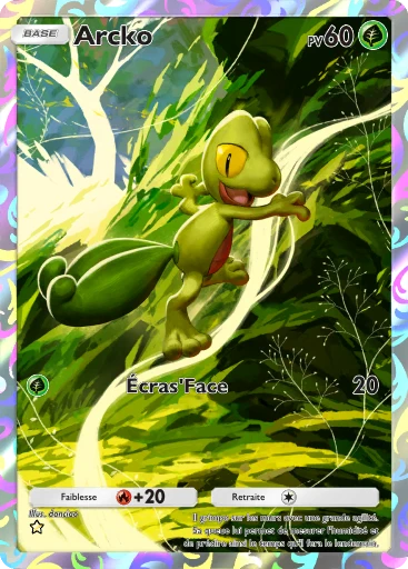 Carte Pokémon Arcko de l'extension Aura Palpitante