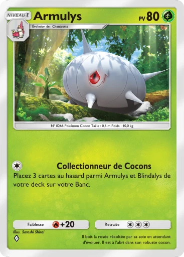 Carte Pokémon Armulys de l'extension Domination Céleste