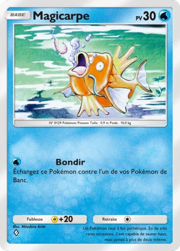 Carte Pokémon Magicarpe de l'extension L'Île Fabuleuse