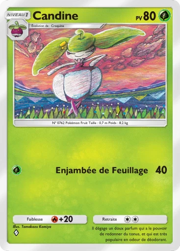 Carte Pokémon Candine de l'extension La Clairière d'Évoli