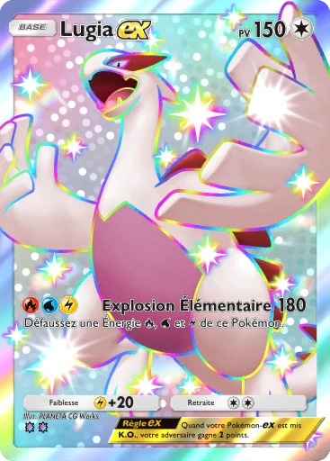 Carte Pokémon Lugia-ex de l'extension Parade Onirique