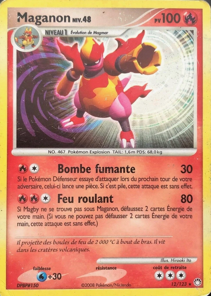 Carte Pokémon Maganon de l'extension Trésors Mystérieux