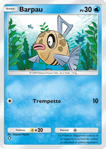 Carte Pokémon Barpau de l'extension Jours Heureux