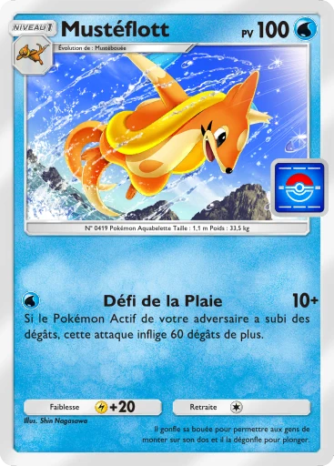 Carte Pokémon Mustéflott de l'extension Promo-A