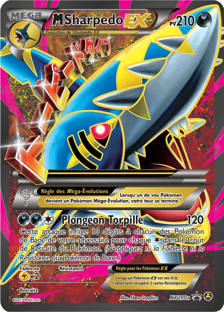 Carte Pokémon M-Sharpedo-EX de l'extension Promo XY
