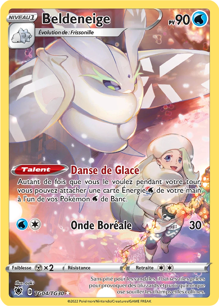 Carte Pokémon Beldeneige de l'extension Astres Radieux