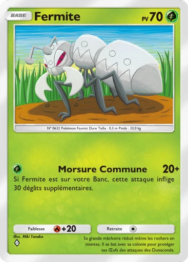 Carte Pokémon Fermite de l'extension Aura Palpitante