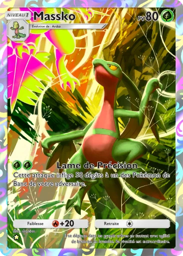 Carte Pokémon Massko de l'extension Aura Palpitante