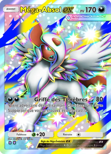 Carte Pokémon Méga-Absol-ex de l'extension Aura Palpitante