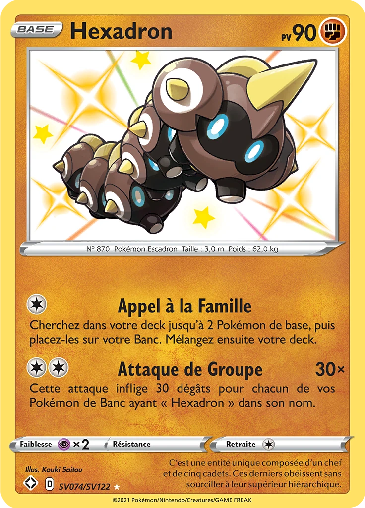 Carte Pokémon Hexadron de l'extension Destinées Radieuses