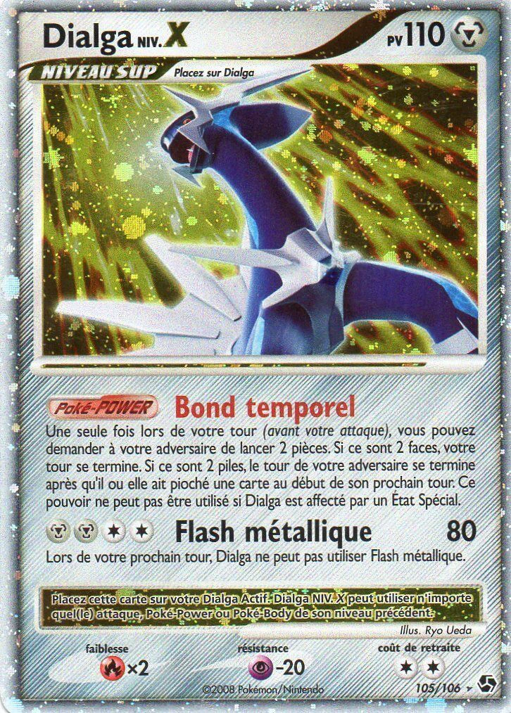 Carte Pokémon Dialga de l'extension Duels au Sommets