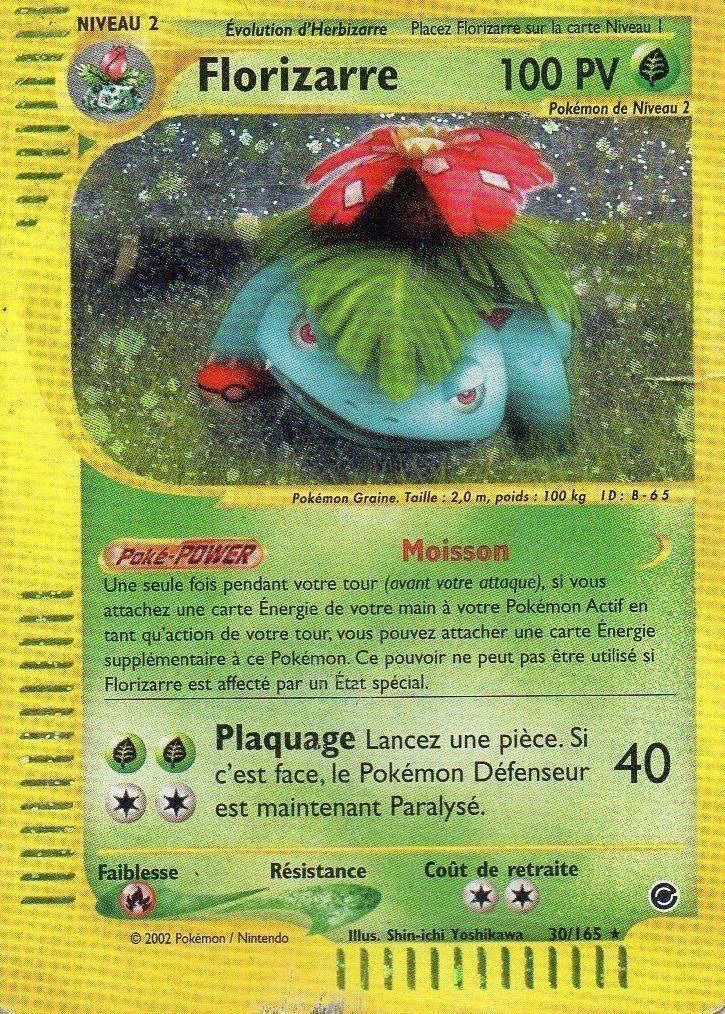 Carte Pokémon Florizarre de l'extension Expedition