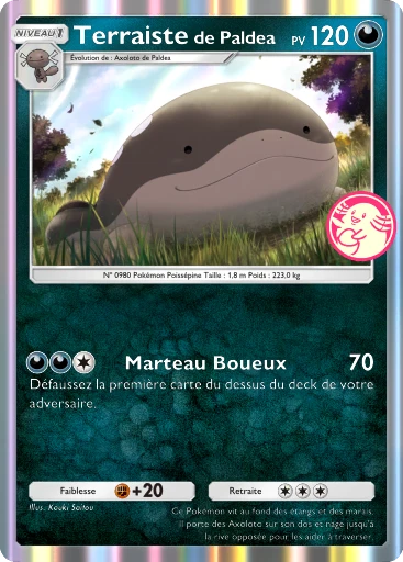 Carte Pokémon Terraiste de Paldea de l'extension Promo-B