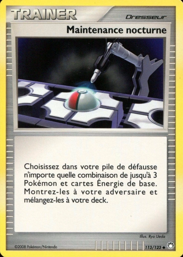 Carte Pokémon Maintenance nocturne de l'extension Trésors Mystérieux