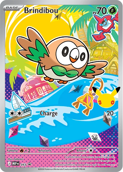 Carte Pokémon Brindibou de l'extension MEP Black Star Promos