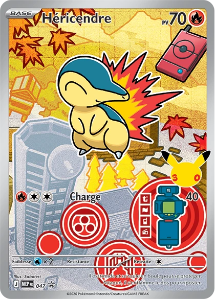 Carte Pokémon Héricendre de l'extension MEP Black Star Promos