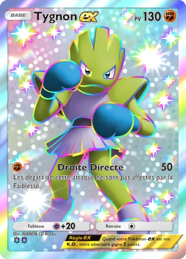 Carte Pokémon Tygnon-ex de l'extension Aura Palpitante