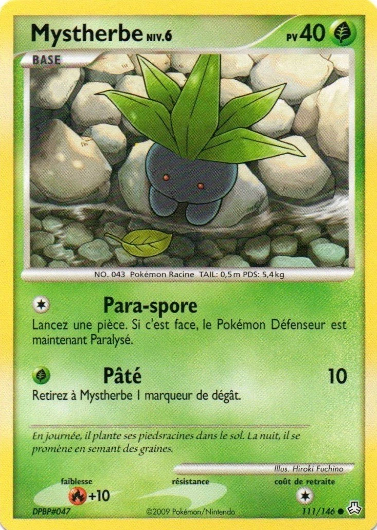Carte Pokémon Mystherbe de l'extension Éveil des Légendes