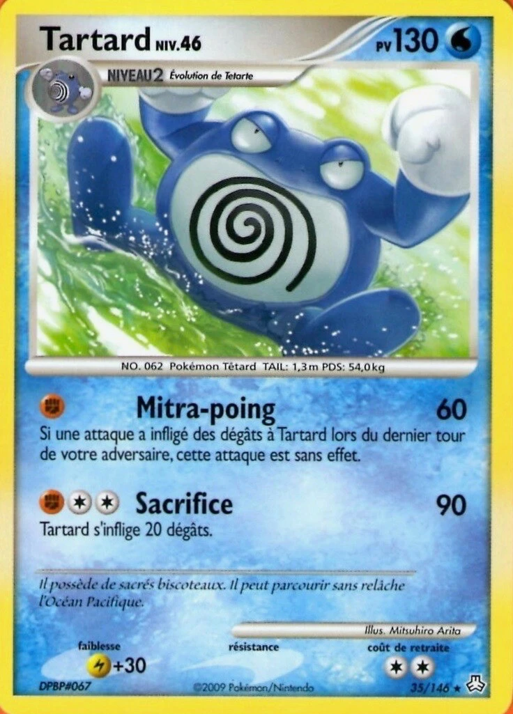 Carte Pokémon Tartard de l'extension Éveil des Légendes
