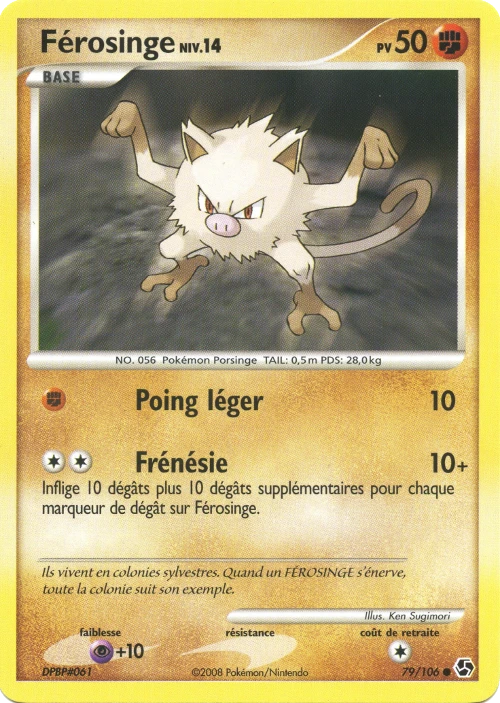 Carte Pokémon Férosinge de l'extension Duels au Sommets