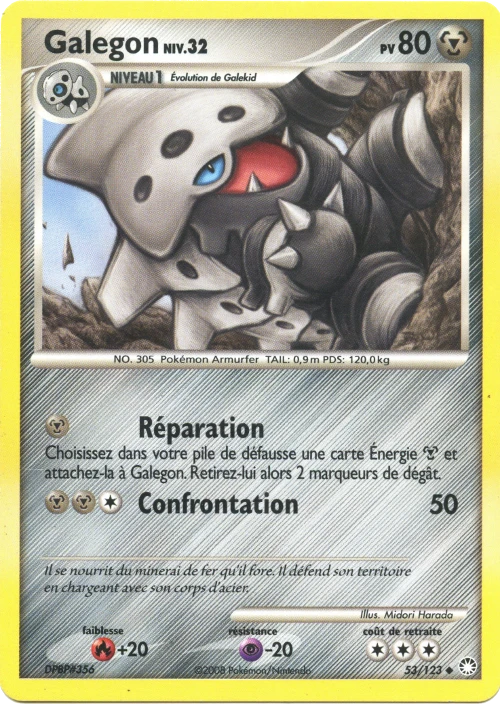 Carte Pokémon Galegon de l'extension Trésors Mystérieux