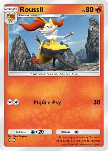Carte Pokémon Roussil de l'extension L'Ambition de la Team Rocket