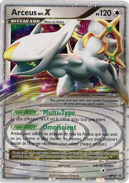 Carte Pokémon Arceus de l'extension Promo DP