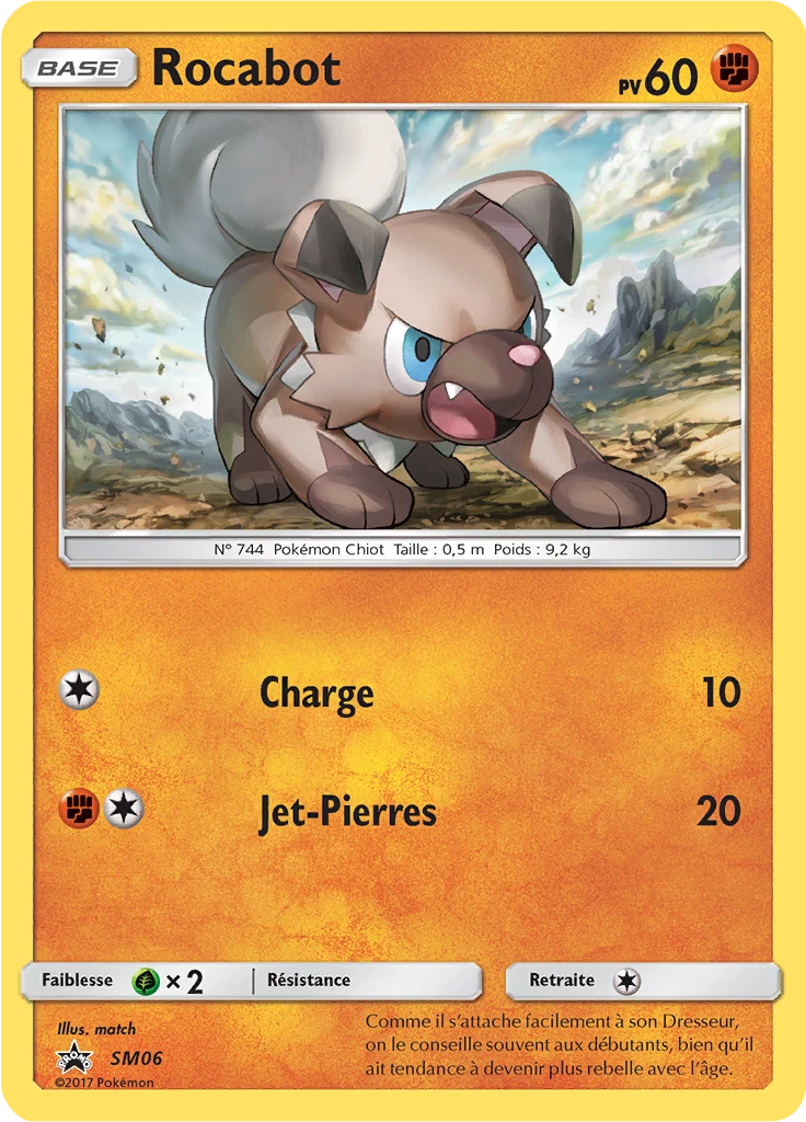Carte Pokémon Rocabot de l'extension Promo SM
