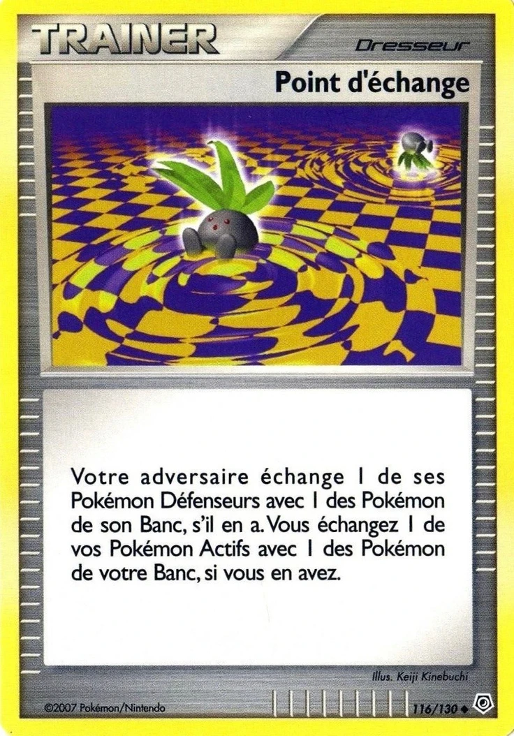 Carte Pokémon Point d'échange de l'extension Diamant & Perle