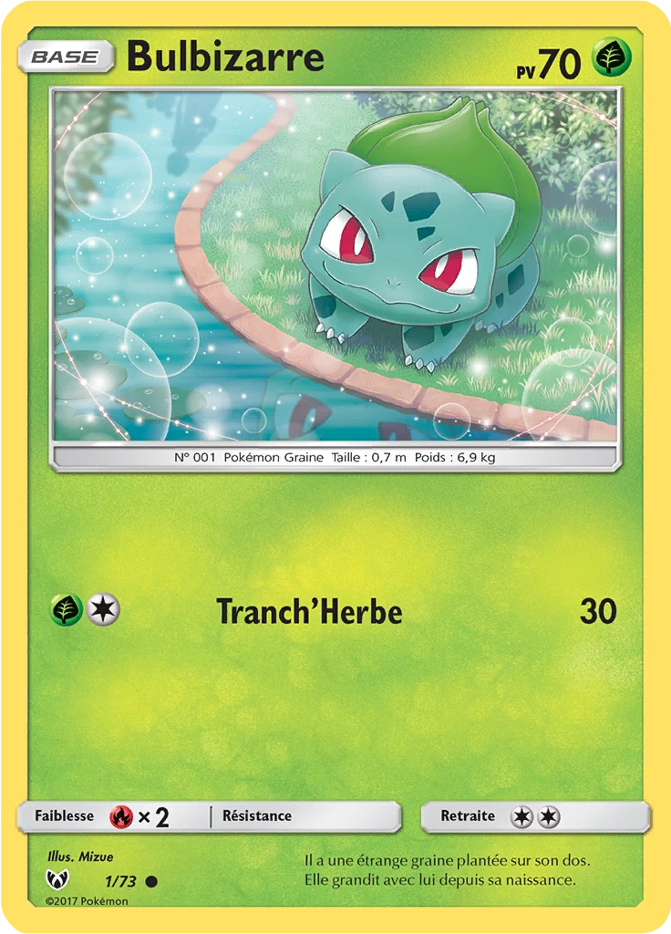 Carte Pokémon Bulbizarre de l'extension Légendes Brillantes