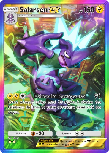 Carte Pokémon Salarsen-ex de l'extension Parade Onirique