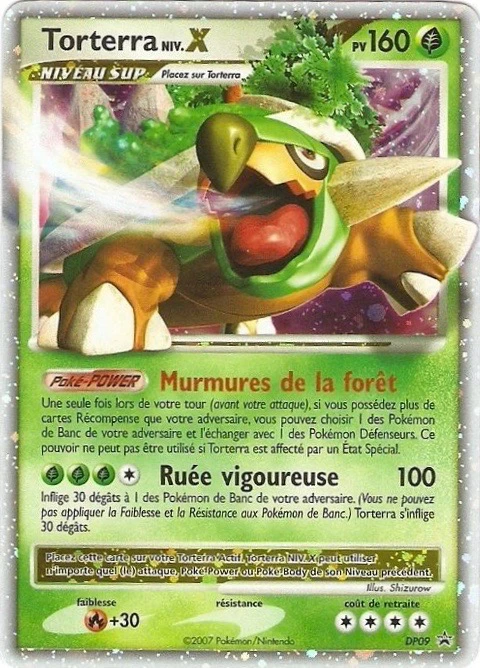 Carte Pokémon Torterra de l'extension Promo DP
