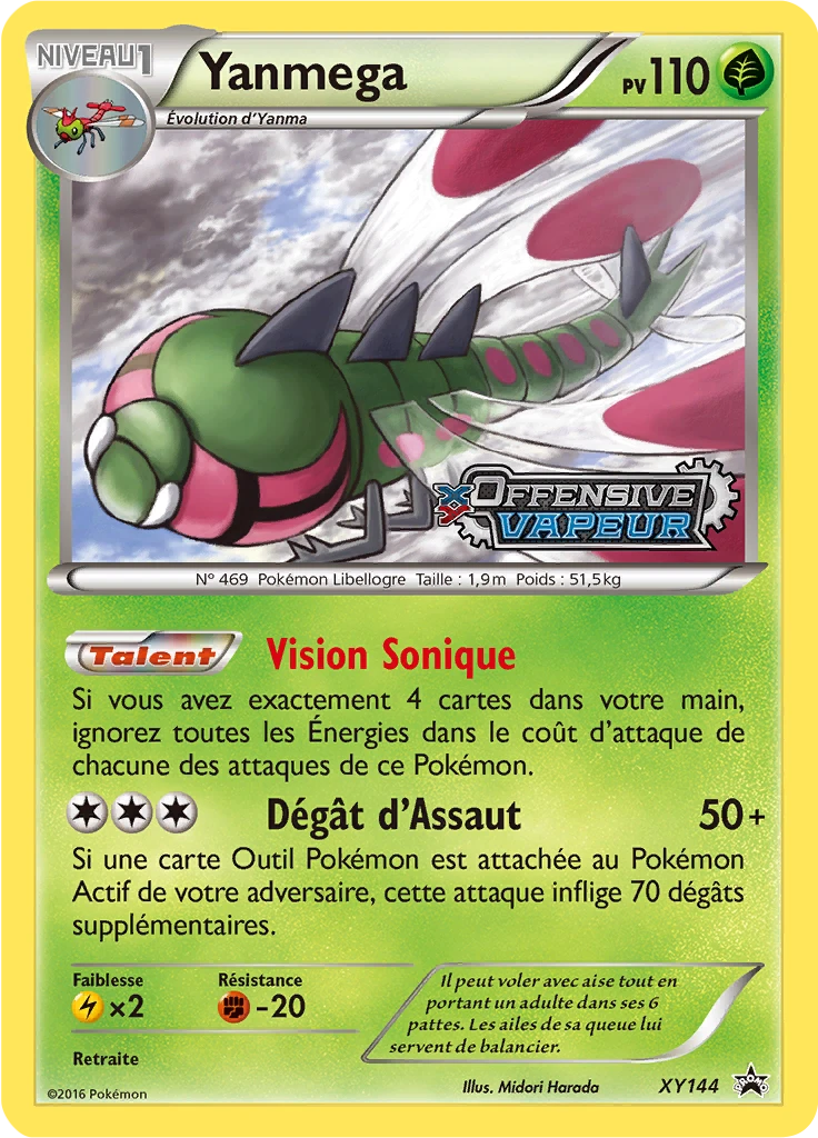 Carte Pokémon Yanmega de l'extension Promo XY