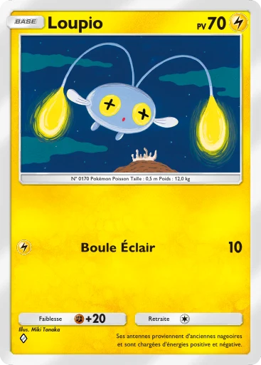 Carte Pokémon Loupio de l'extension Sagesse entre Ciel et Mer