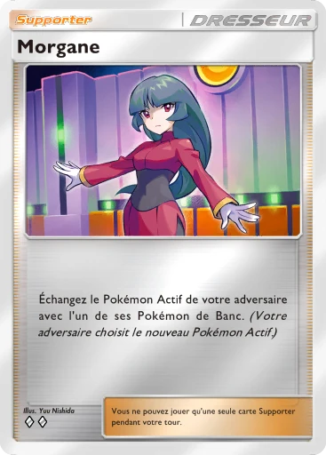 Carte Pokémon Morgane de l'extension Booster de Luxe ex