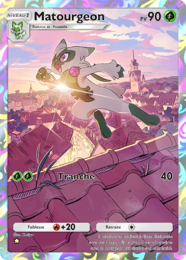 Carte Pokémon Matourgeon de l'extension Booster de Luxe ex