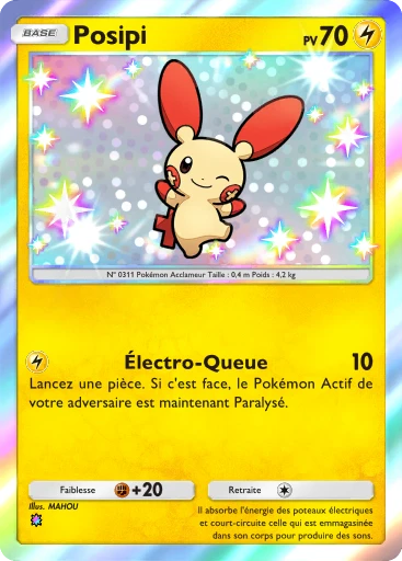 Carte Pokémon Posipi de l'extension Domination Céleste