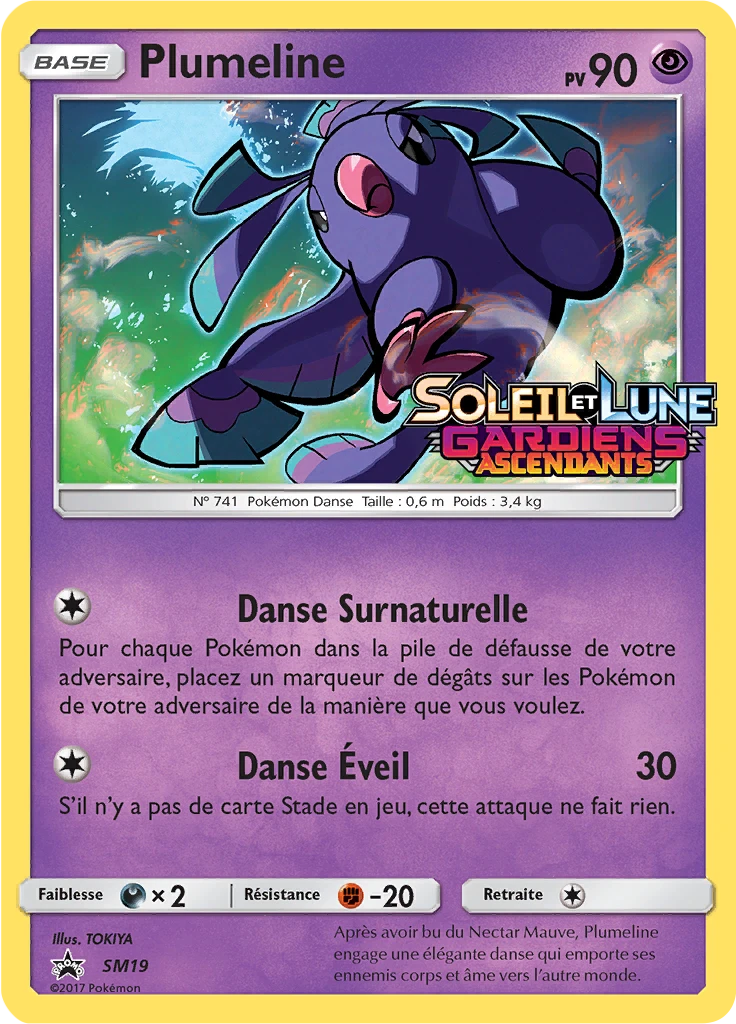 Carte Pokémon Plumeline de l'extension Promo SM