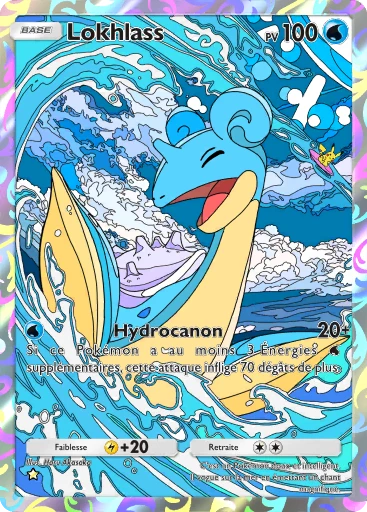 Carte Pokémon Lokhlass de l'extension Puissance Génétique