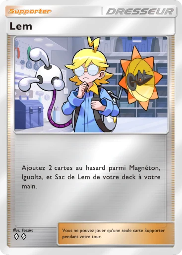 Carte Pokémon Lem de l'extension Booster de Luxe Méga
