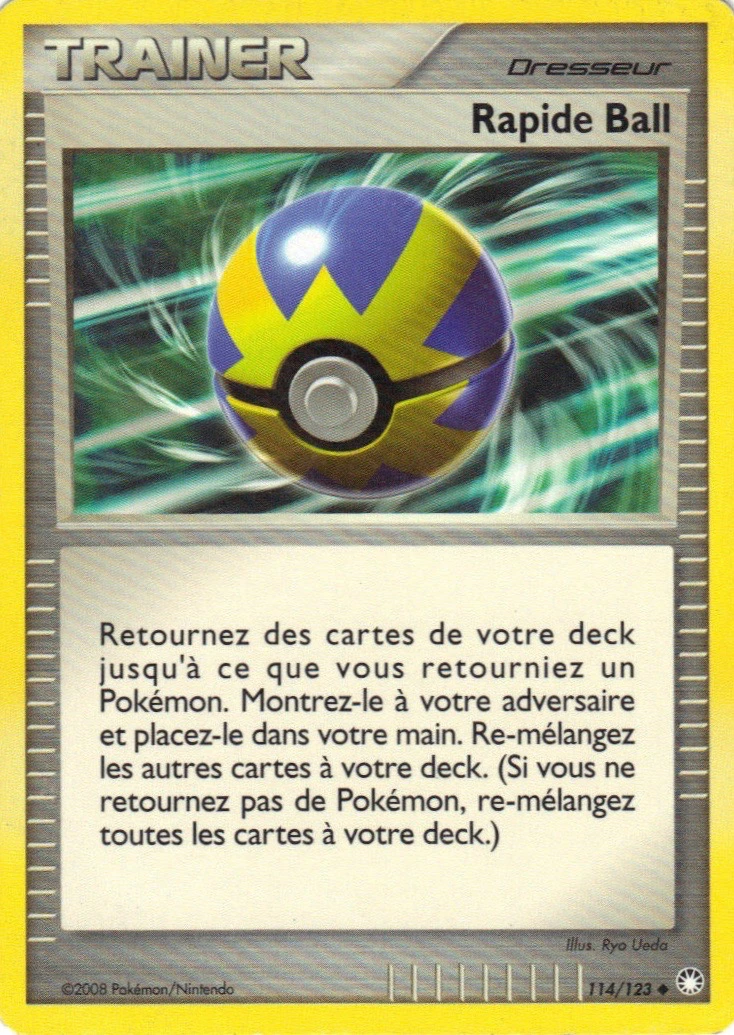 Carte Pokémon Rapide Ball de l'extension Trésors Mystérieux