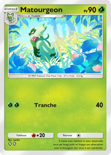 Carte Pokémon Matourgeon de l'extension Réjouissances Rayonnantes